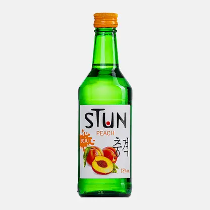 Напиток алкогольный Соджу Stun со вкусом персика 13% 375мл