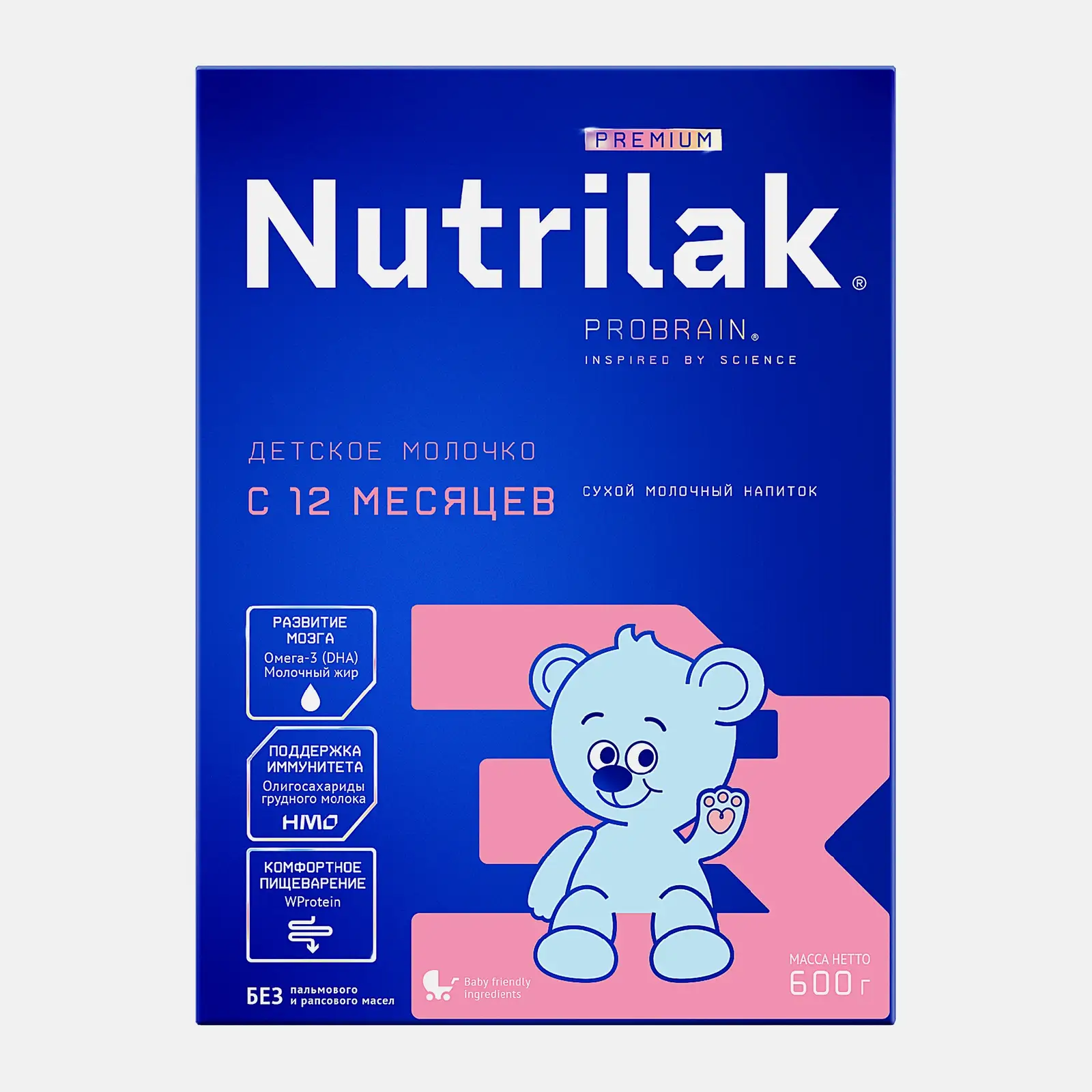 Изображение товара Смесь молочная Nutrilak Premium 3 с 12 месяцев 600 г для детей