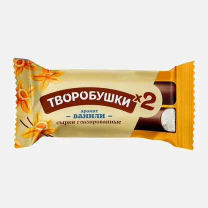 Сырки творожные глазированные с ароматом ванили Творобушки 23% 45г
