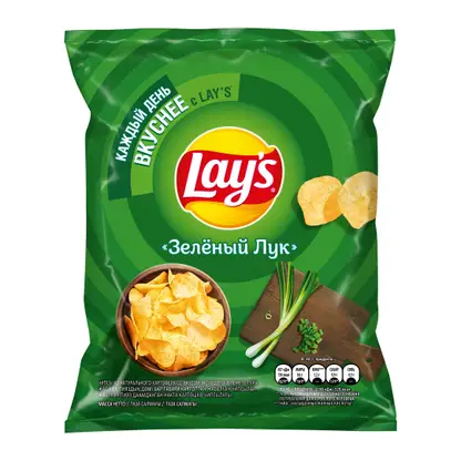Изображение товара Чипсы Lays Зелёный лук 37г