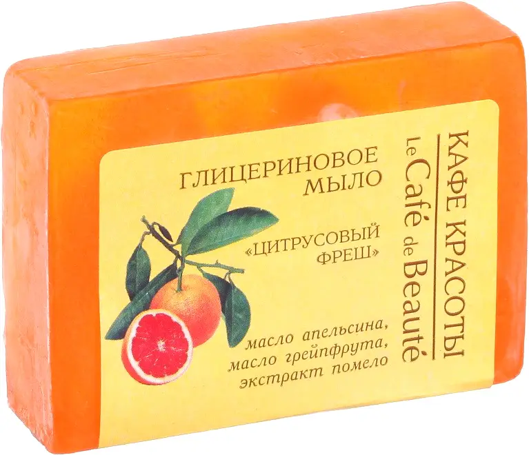 Глицириновое мыло Кафе красоты ручной работы 100г в ассортименте