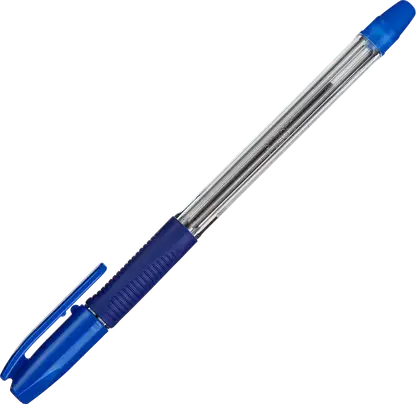 Ручка Pilot BPS-GP-F шариковая синяя резиновая манжета 0.22мм