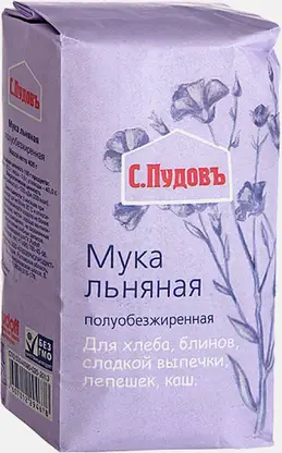Мука С.Пудовъ Льняная 400г