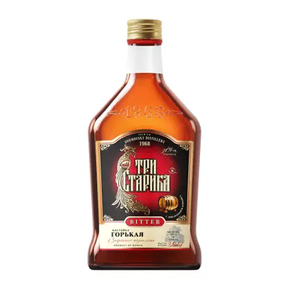 Изображение товара Настойка Три старика горькая 38% 250мл