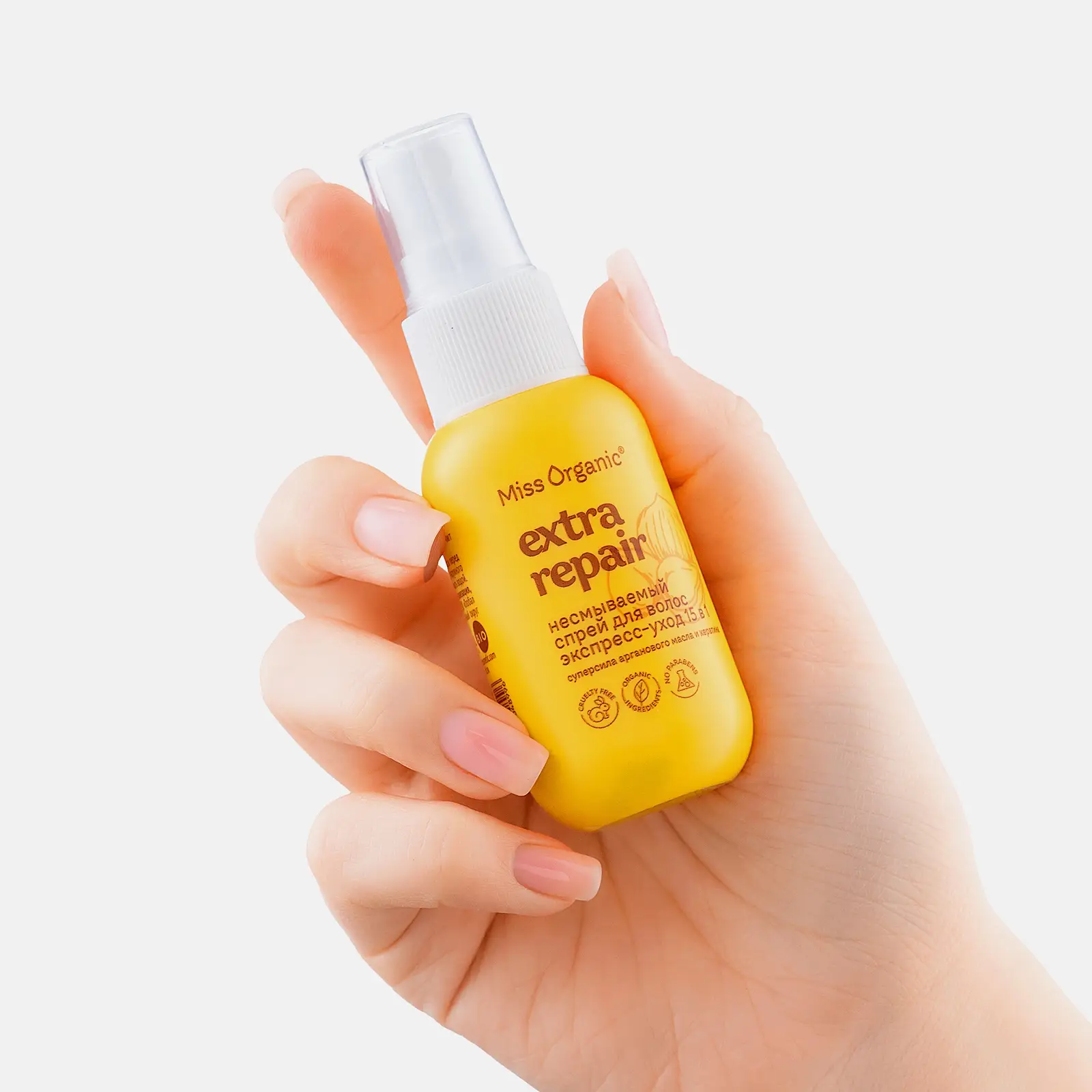 Спрей для волос Miss Organic Уход 15в1 Extra repair 40мл - фото 2