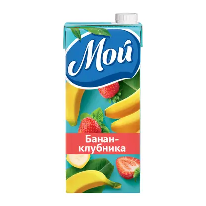 Изображение товара Нектар Мой банан-клубника 950мл - витаминный напиток