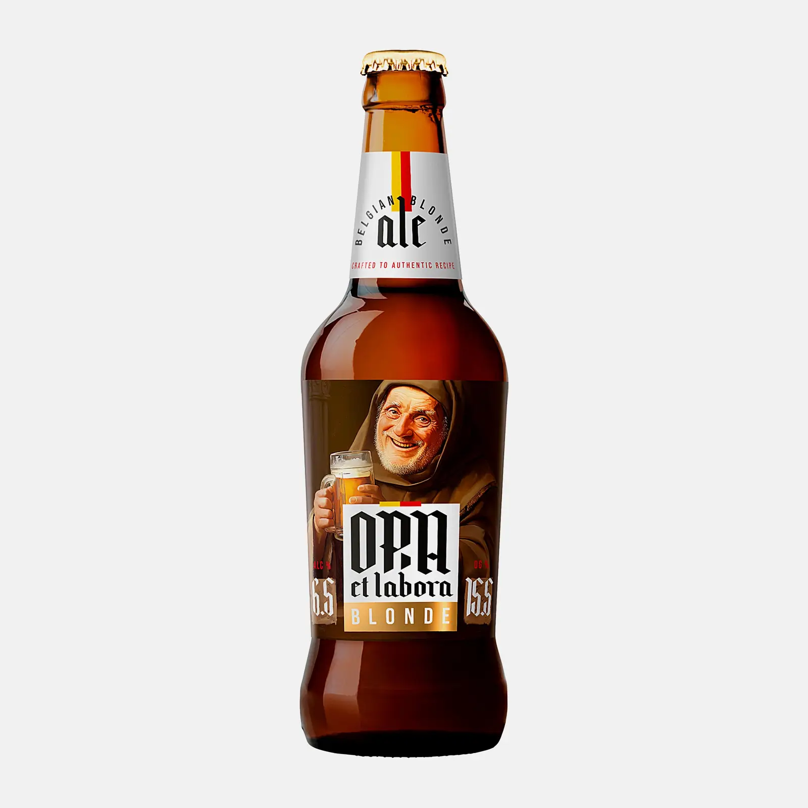 Пиво Ora Et Labora Blonde светлое фильтрованное 6.5% 450мл Пиво Ora Et Labora Blonde светлое фильтрованное 6.5% 450мл