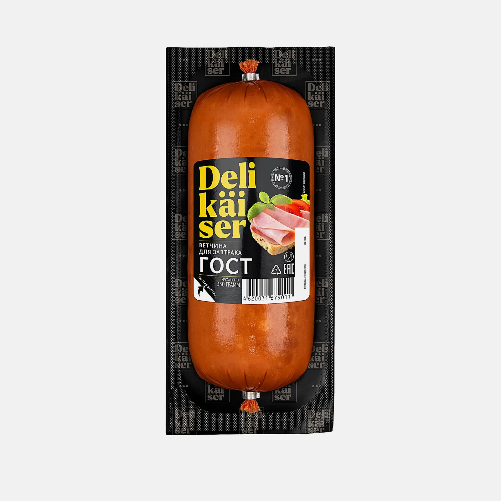 Ветчина Delikaiser Для завтрака 350г Ветчина Delikaiser Для завтрака 350г
