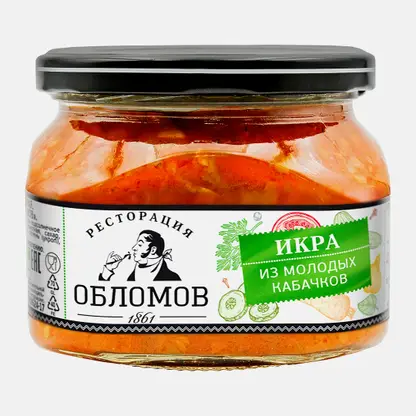 Икра из молодых кабачков Ресторация Обломов 320г