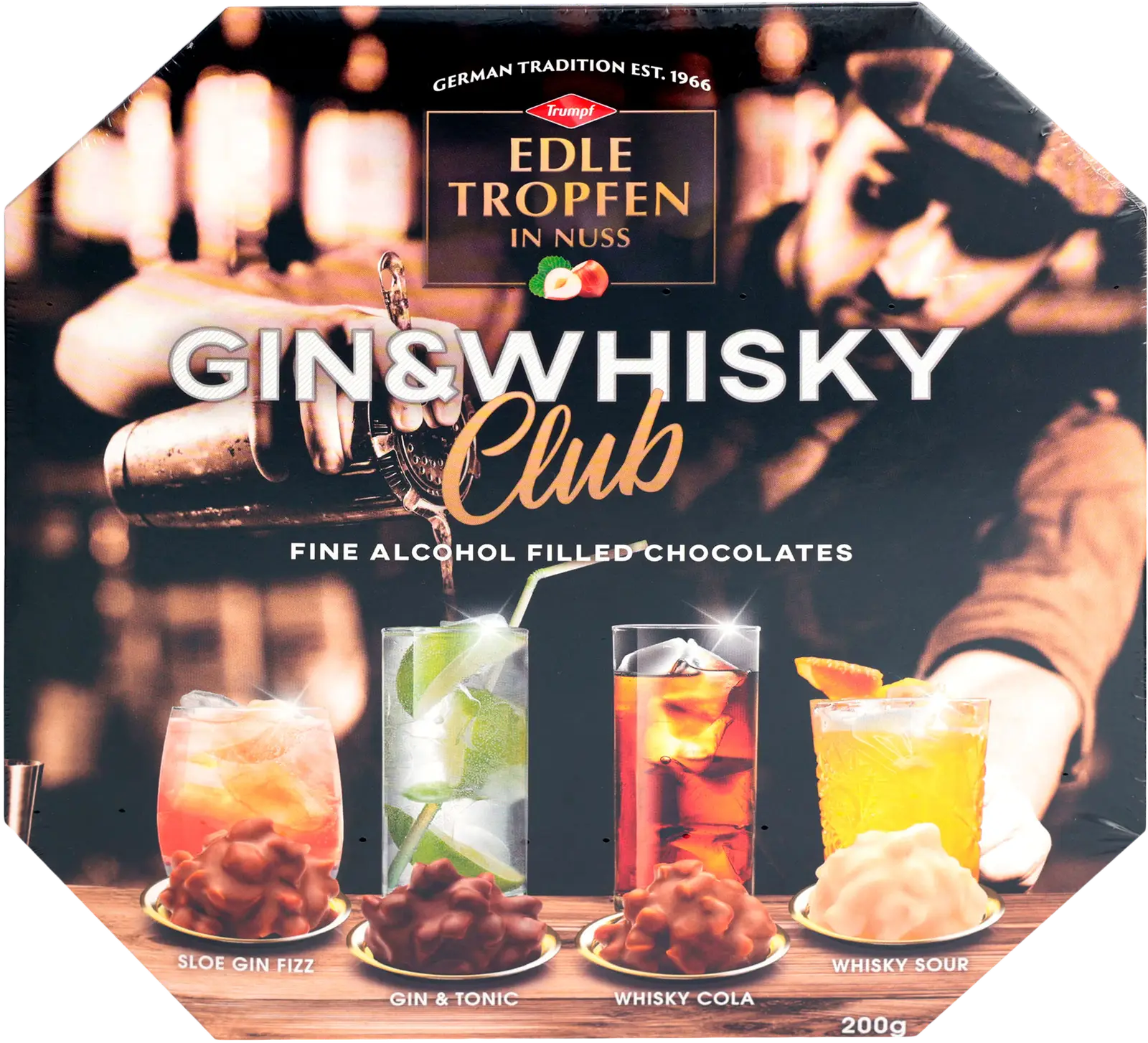 Изображение товара Пралиновые конфеты Edle Trophen с джином и виски 200 г assortment