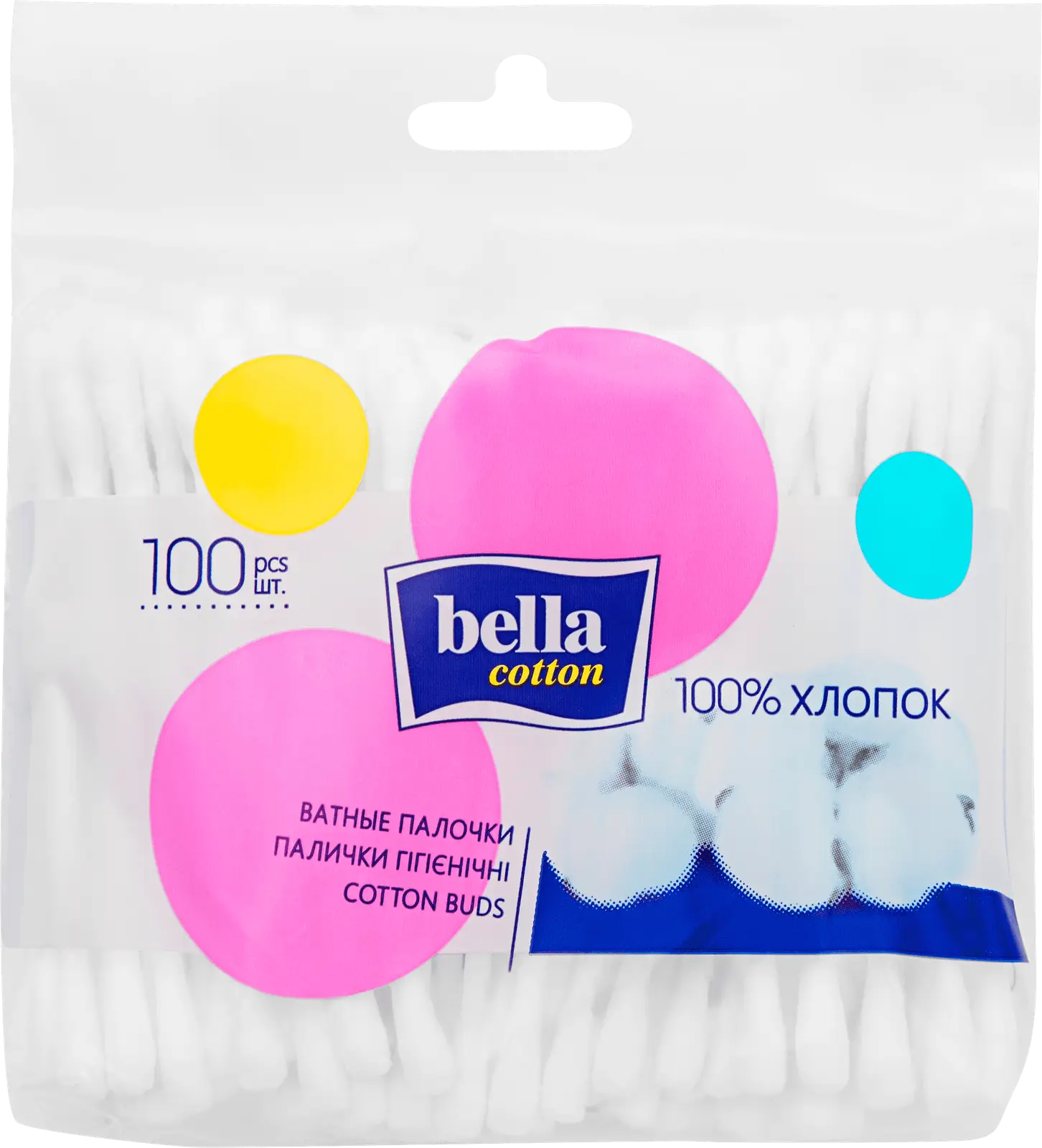Изображение товара Ватные палочки Bella Cotton 100шт