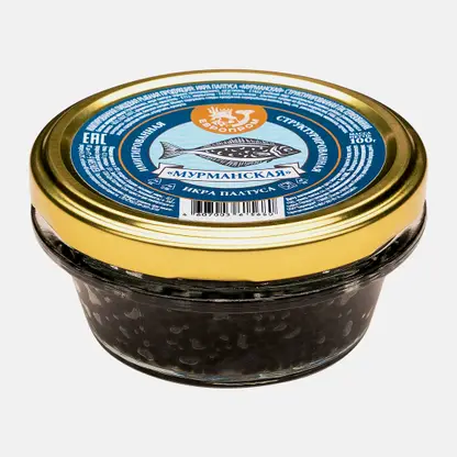 Икра палтуса Европром Мурманская имитированная 100г