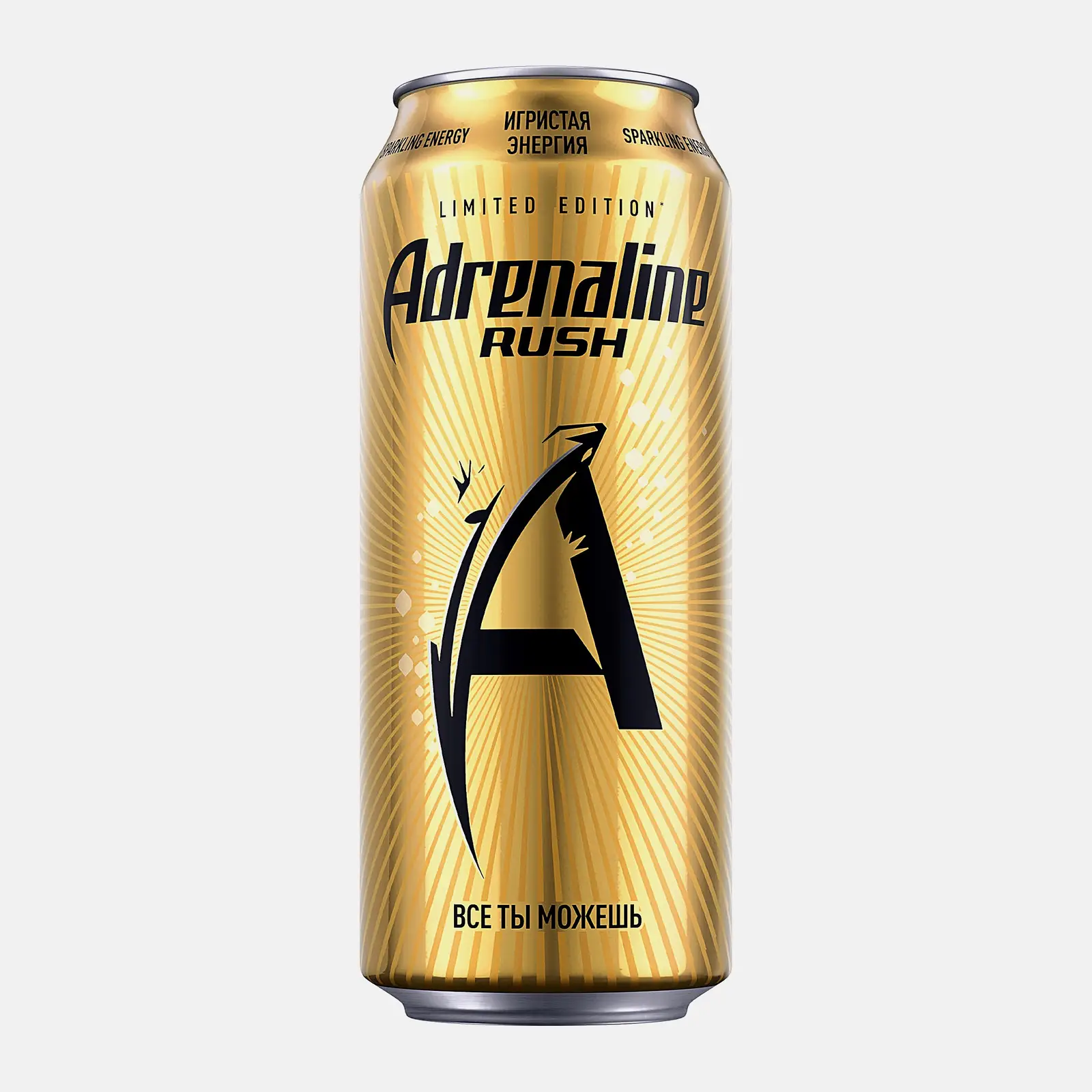 Изображение товара Энергетический напиток Adrenaline Rush Sparkling Energy 449 мл, бодрость и энергия