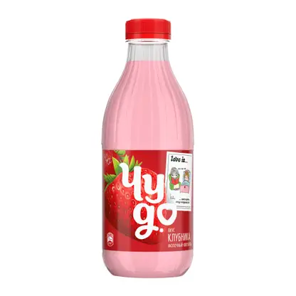 Изображение товара Коктейль молочный Чудо со вкусом Клубника 2% 950г