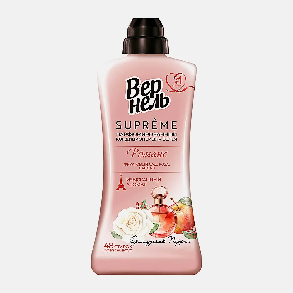 Изображение товара Кондиционер Vernele Supreme Romance 1.2 л Концентрированный аромат цветочно-фруктовый