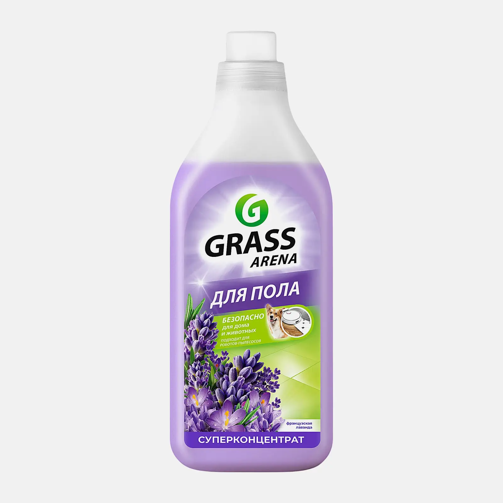Моющее средство для пола Лаванда Arena Grass 1л Моющее средство для пола Лаванда Arena Grass 1л