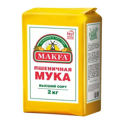 Изображение товара Мука Makfa Пшеничная 2кг