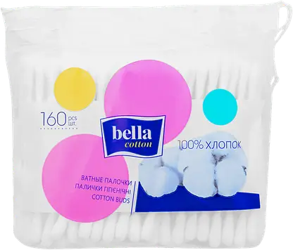Ватные палочки Bella Cotton 160шт