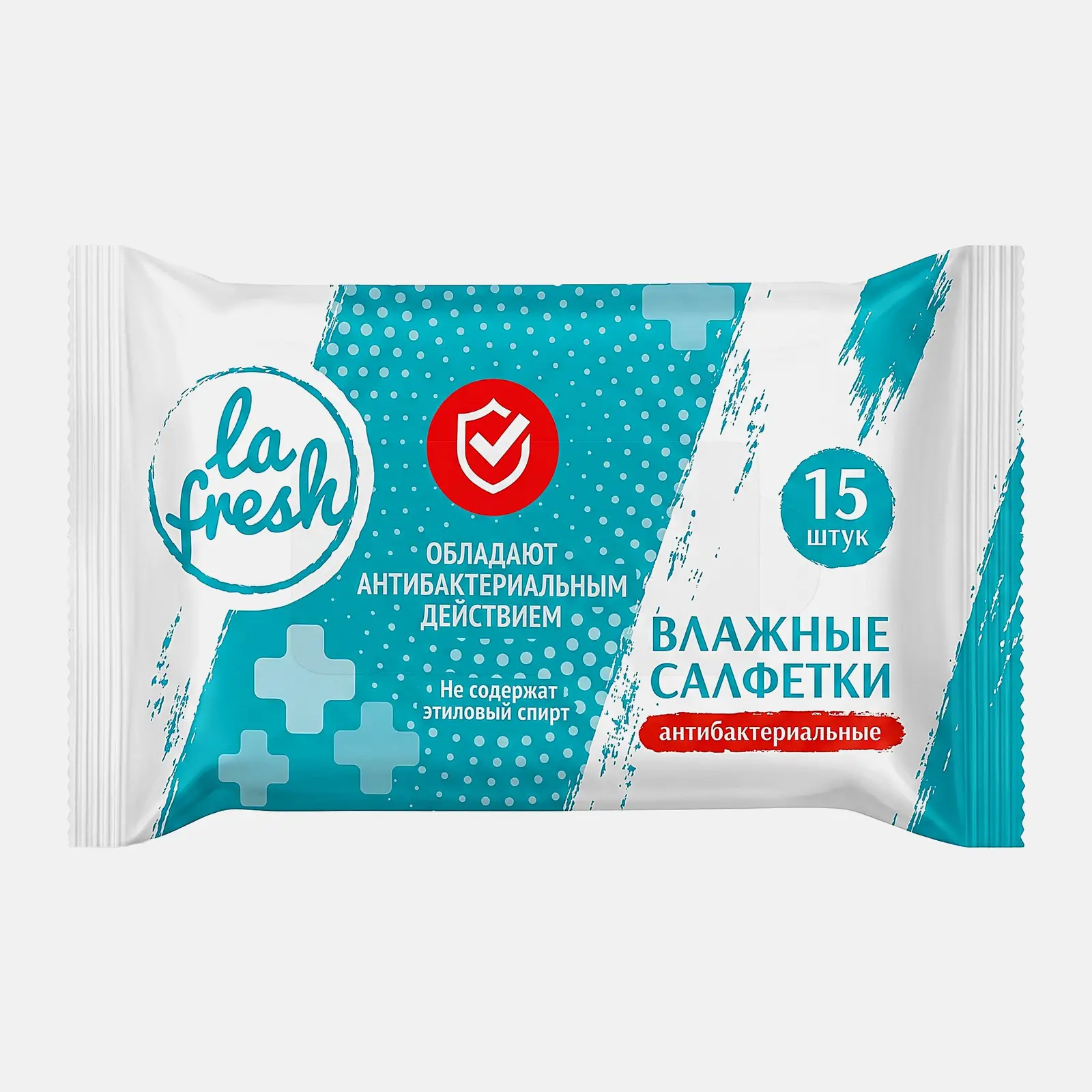 Салфетки влажные La Fresh антибактериальные 15шт