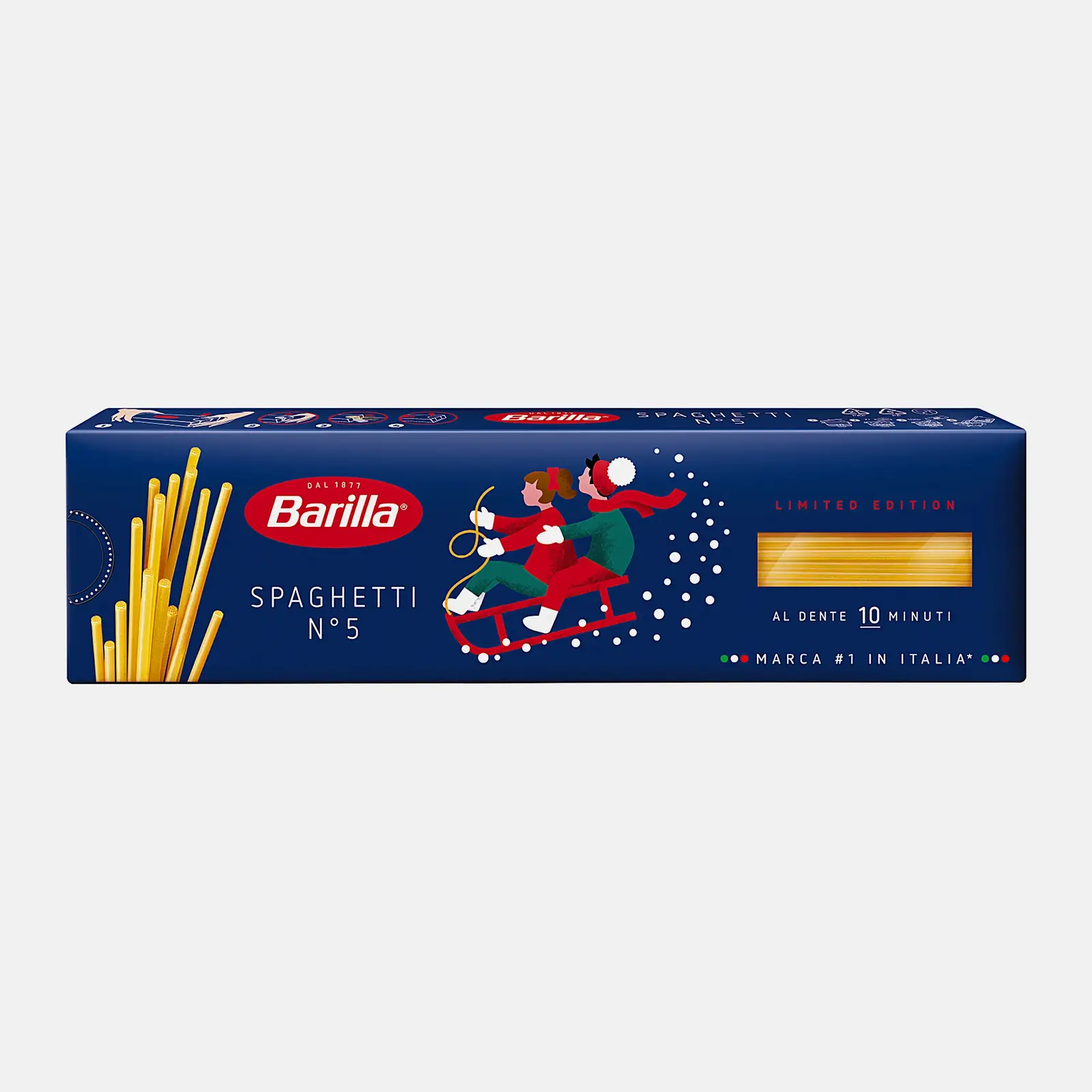 Изображение товара Макароны Barilla Spaghetti №5 450г - высококачественные спагетти