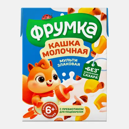 Каша молочная мультизлаковая с 6 месяцев Фрумка 200мл