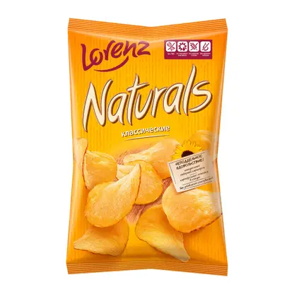 Изображение товара Чипсы картофельные Naturals классические с солью 100г