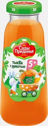 Нектар Сады Придонья Тыква с мякотью с 5 месяцев 200мл