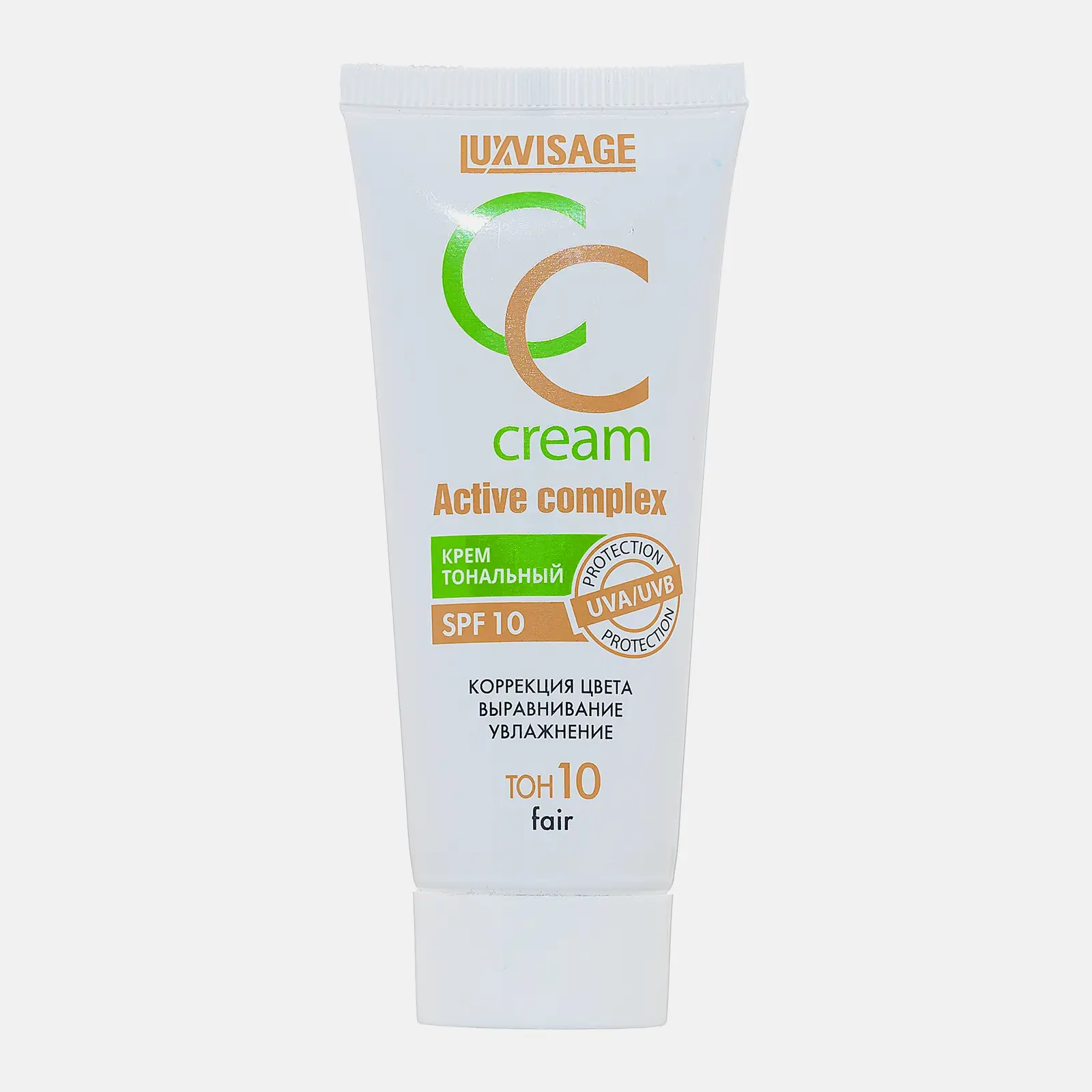 Тональный крем CC Cream Active Complex SPF10 тон 10 Fair Luxvisage