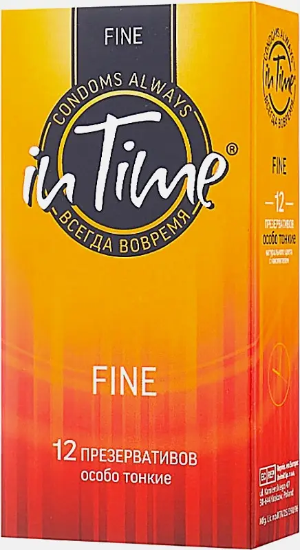 Презервативы In Time Fine особо тонкие 12шт