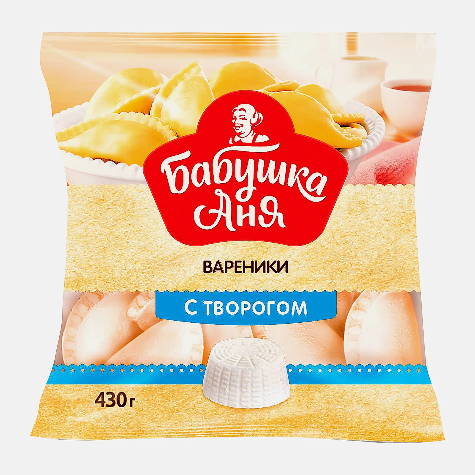 Вареники Бабушка Аня с творогом 430г