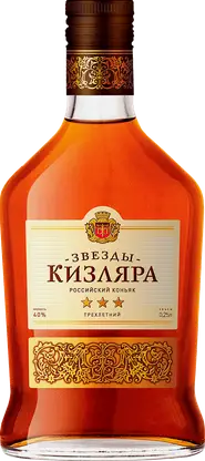 Коньяк 3 года выдержки Звезды Кизляра 40% 250мл