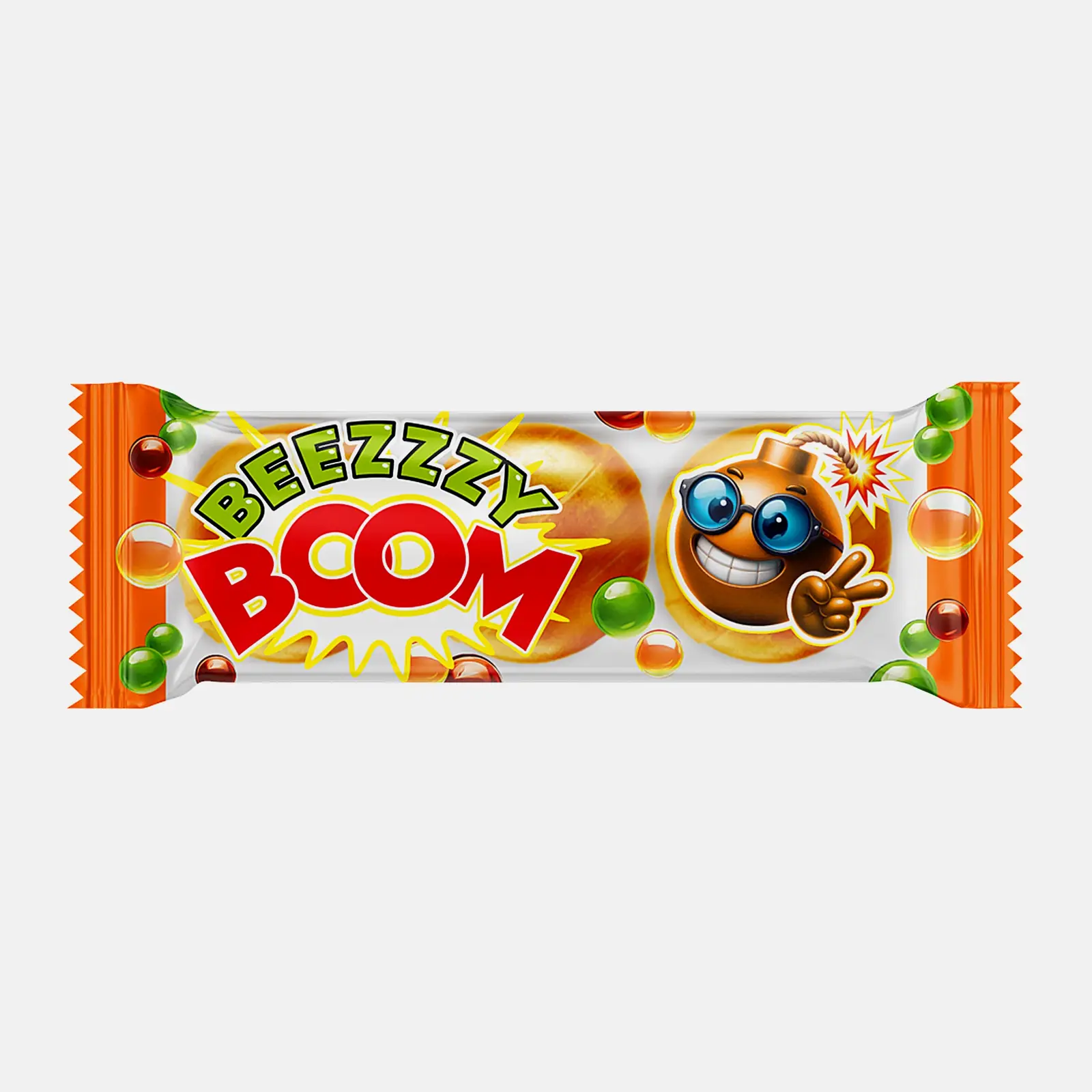 Конфеты Beezzzy Boom карамель с шипучкой ассорти