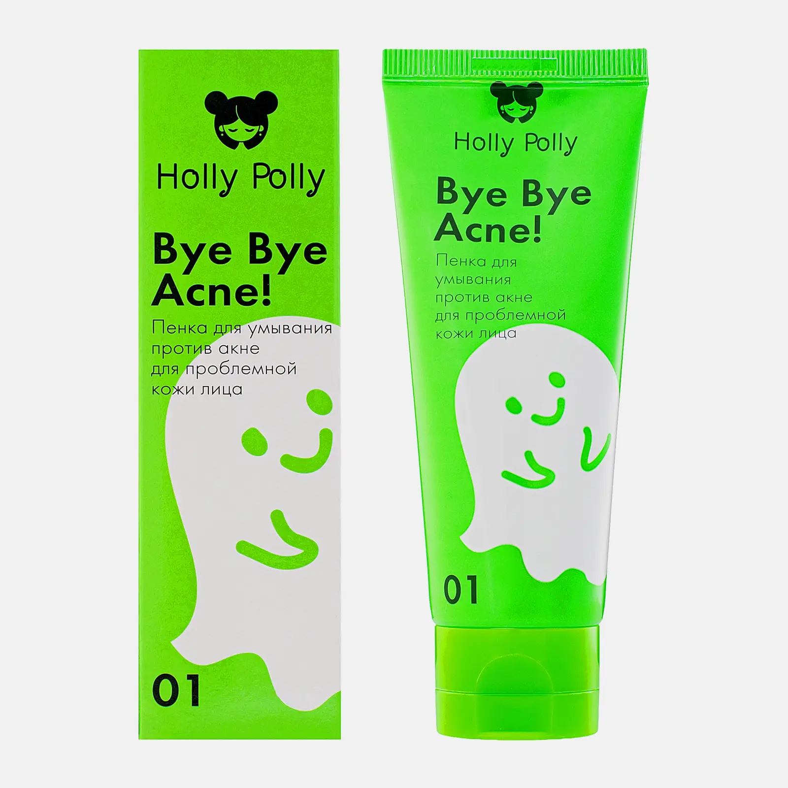 Пенка для умывания против акне Holly Polly Bye Bye Acne! 100мл - фото 3