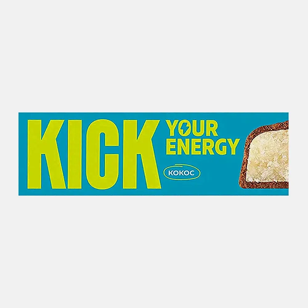 Батончик кокосовый в карамельном шоколаде Kick Your Energy 45г Батончик кокосовый в карамельном шоколаде Kick Your Energy 45г