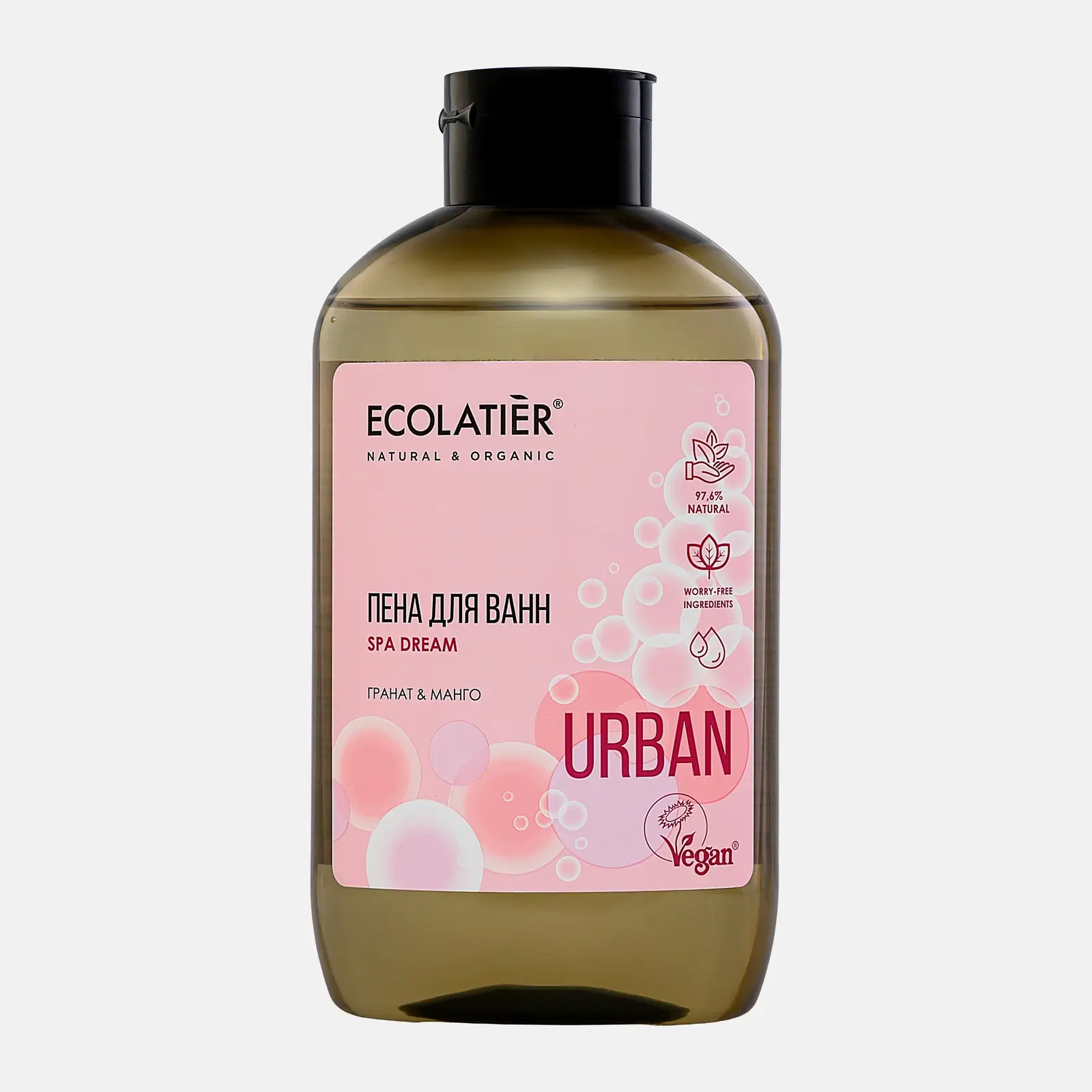 Пена для ванн Ecolatier Urban 600мл в ассортименте