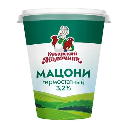 Изображение товара Мацони Кубанский молочник 3.2% 260г