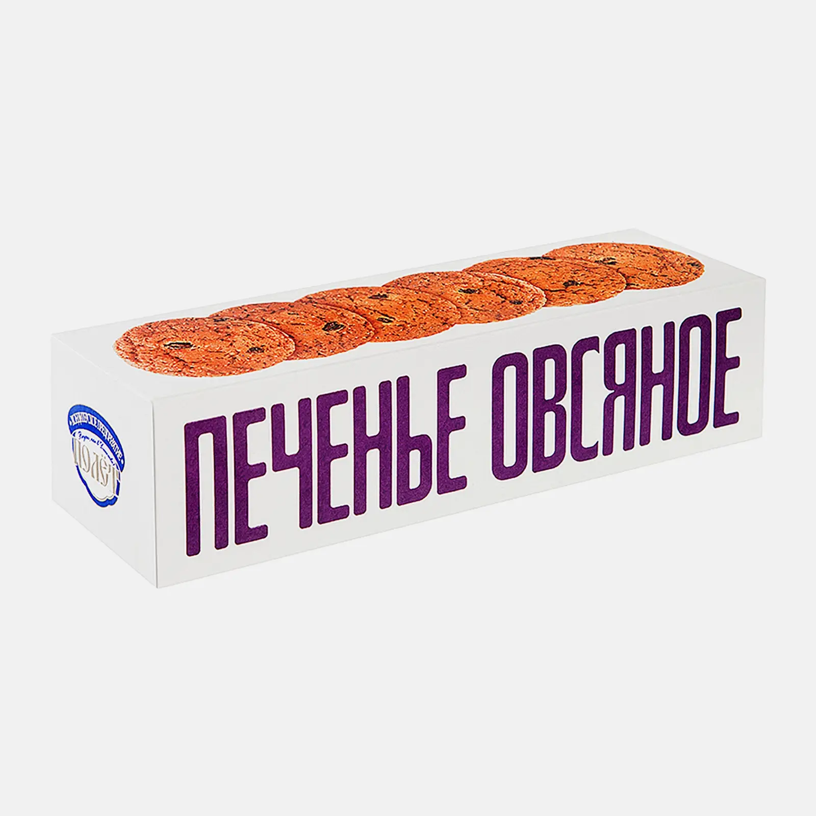 Изображение товара Печенье Полет Овсяное с изюмом 250г - классический десерт для любого времени дня