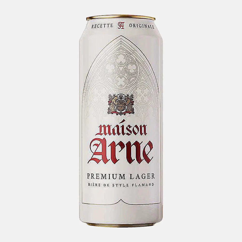 Изображение товара Пиво Maison Arne Premium Lager 4.8% 430мл