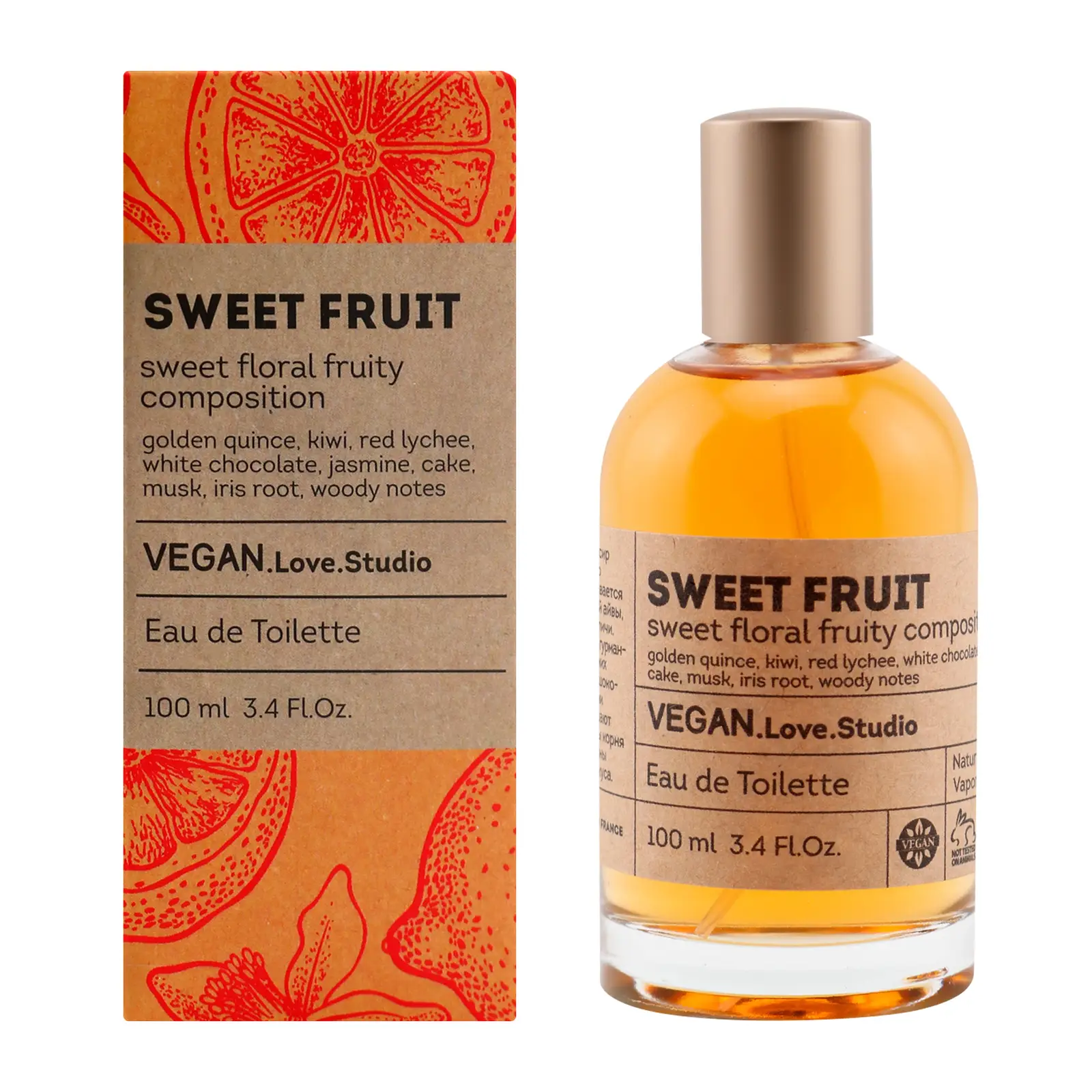 Туалетная вода Vegan Love Studio Sweet Fruit женская