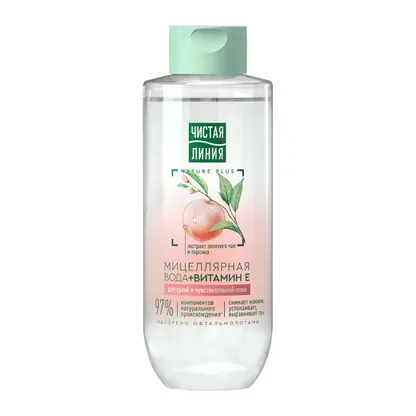 Изображение товара Мицеллярная вода для сухой и чувствительной кожи Чистая линия 400мл