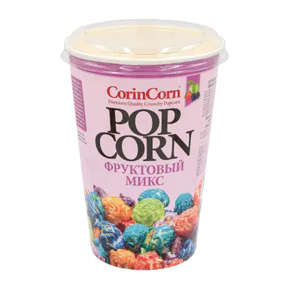 Изображение товара Попкорн Corincorn фруктовый микс 90 г натуральные красители и ароматизаторы