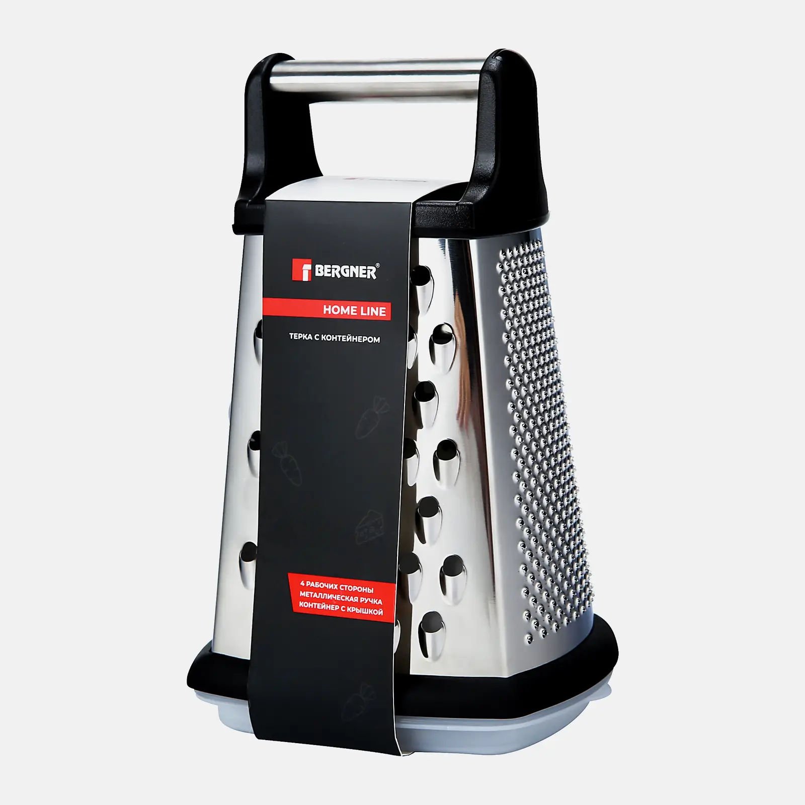 Терка с контейнером Home Line Bergner