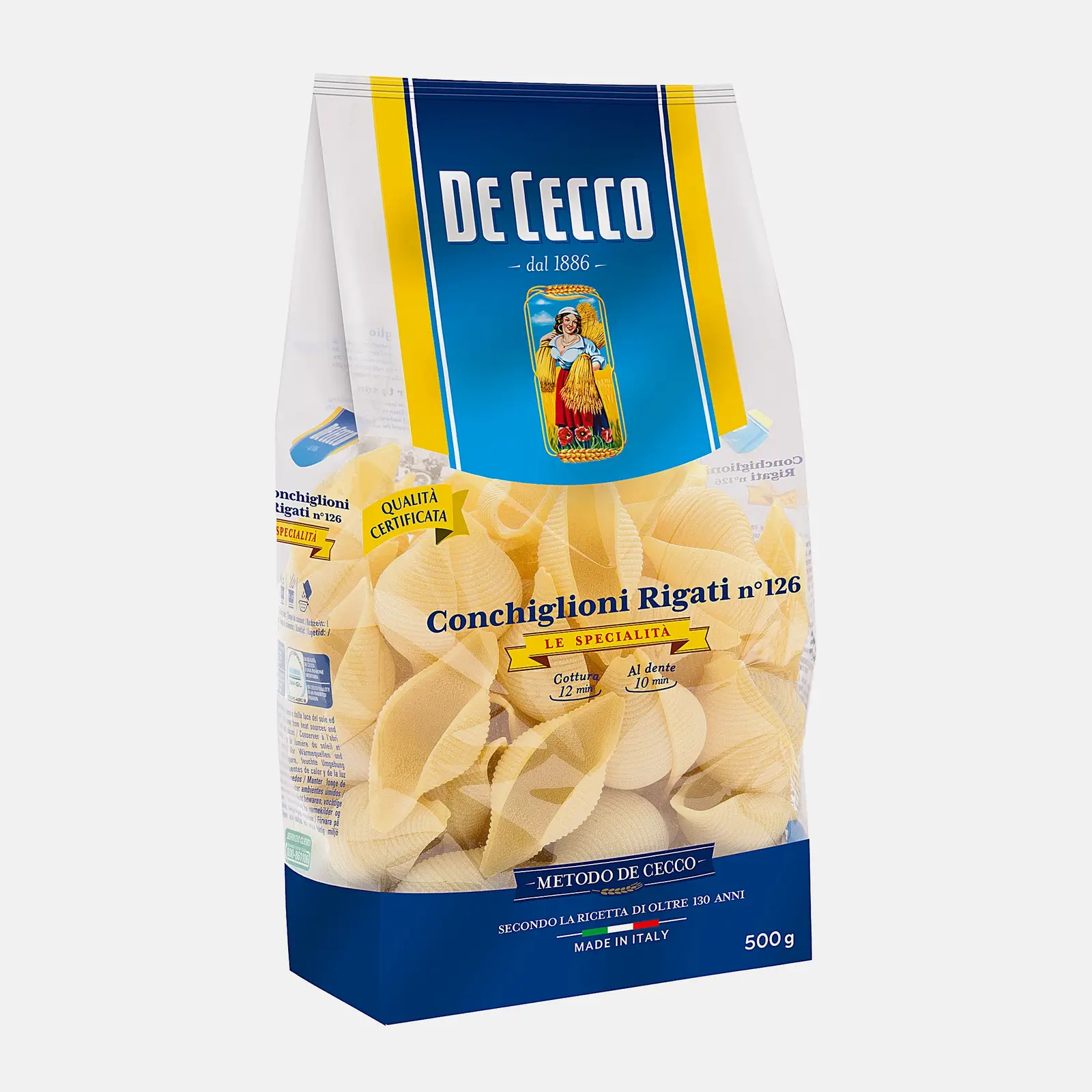 Изображение товара Макароны De Cecco Конкильони 500г