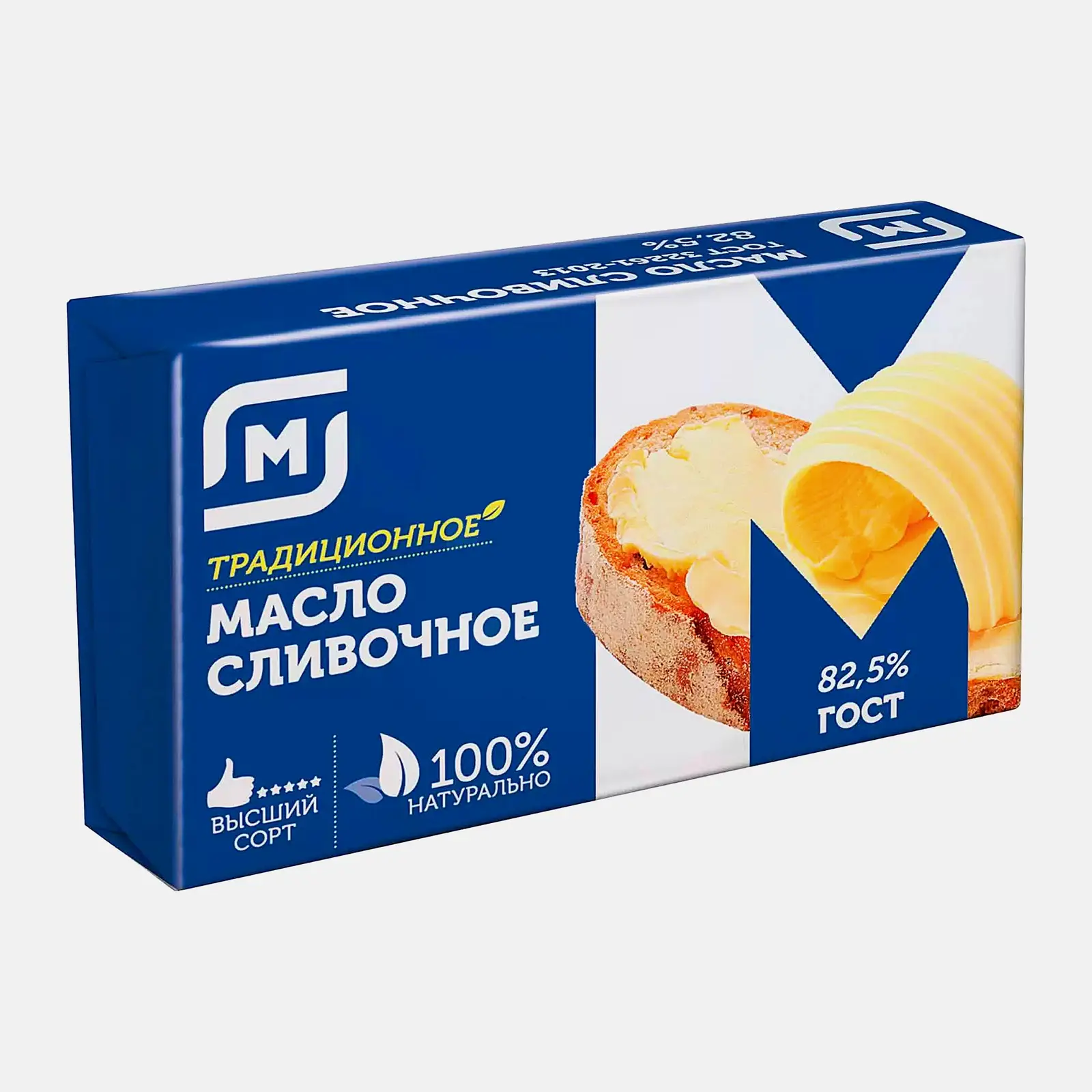 Масло сливочное Магнит Традиционное 82.5% 180г - фото 2 Масло сливочное Магнит Традиционное 82.5% 180г - фото 2