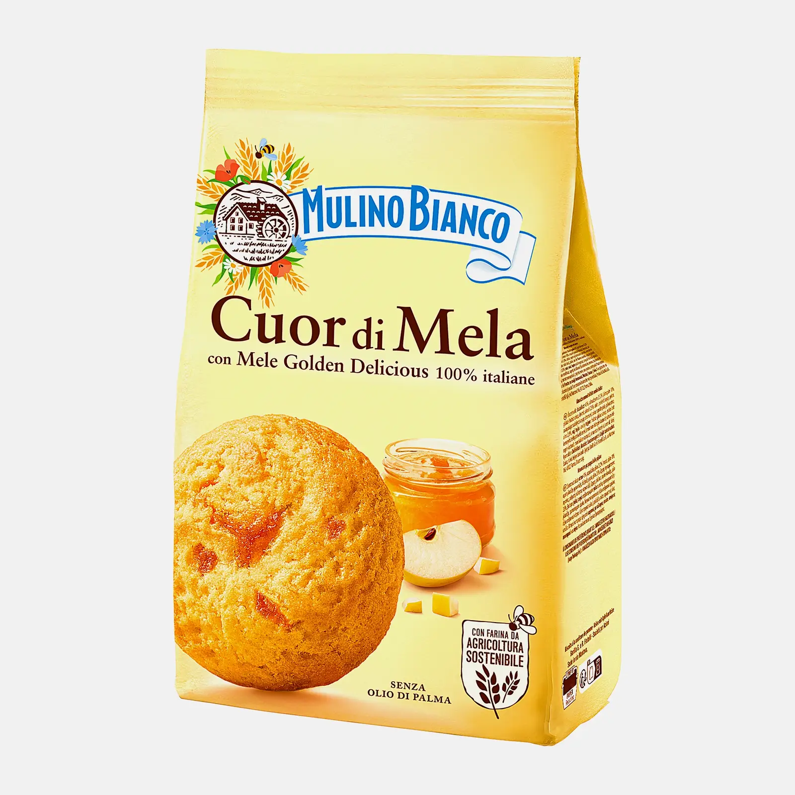 Печенье сдобное с яблочным джемом Mulino Bianco 250г