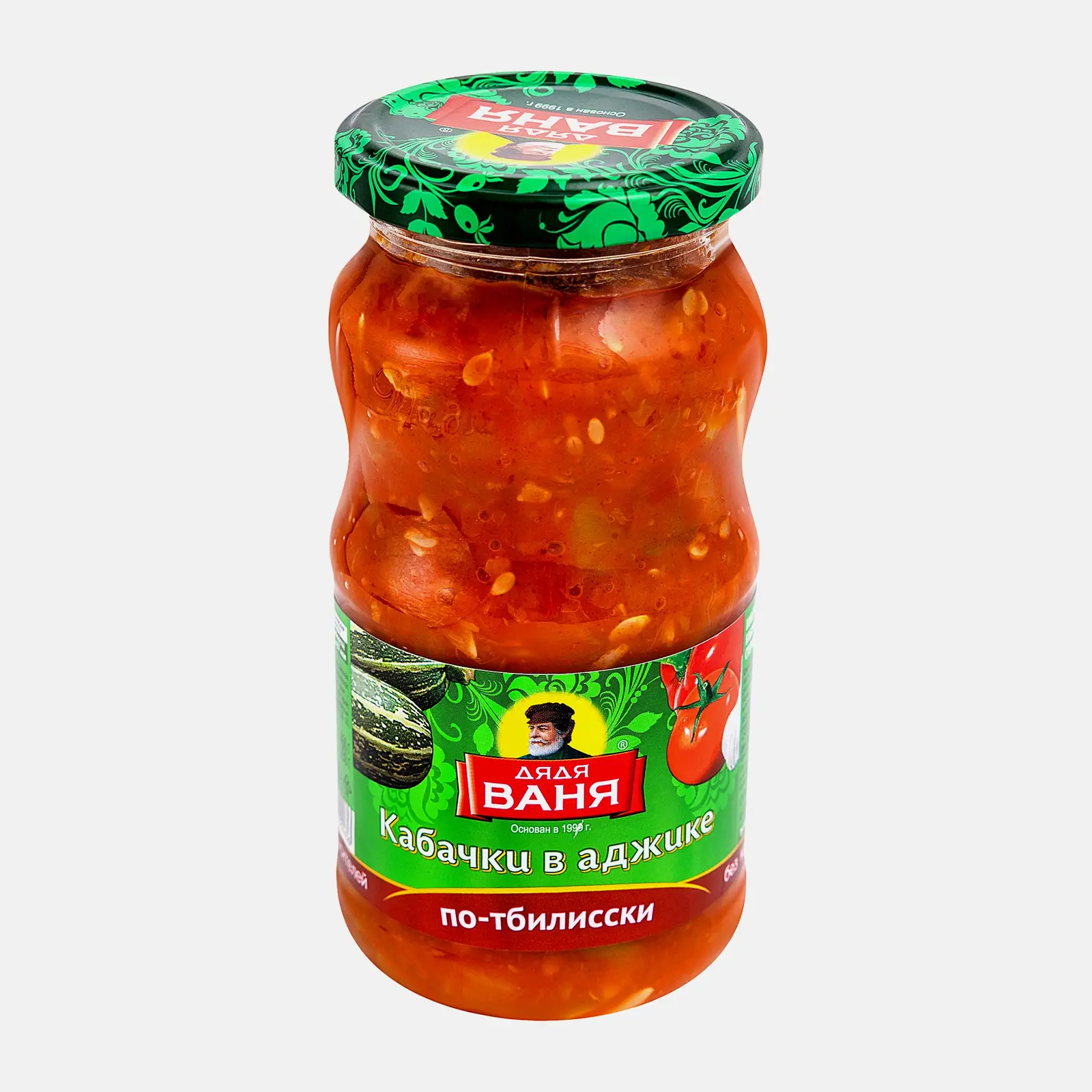 Изображение товара Кабачки Дядя Ваня в аджике по-тбилисски 460г натуральная закуска