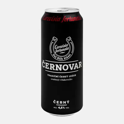 Пиво Cernovar Cerne темное фильтрованное 4.5% 500мл