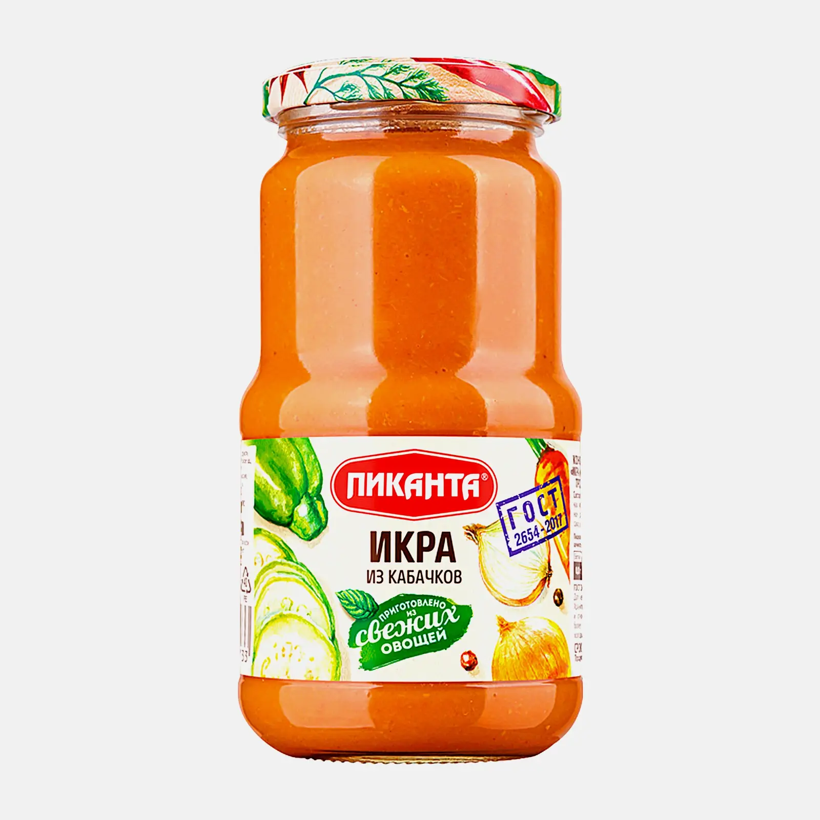 Изображение товара Икра кабачковая Пиканта 450г натуральная и вкусная закуска