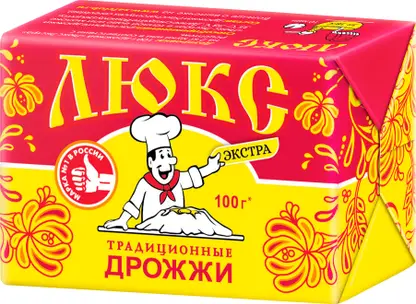 Изображение товара Дрожжи Люкс Экстра прессованные 100г