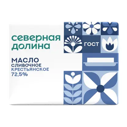 Изображение товара Масло сливочное Молоко Шахунья Гост 72.5% 180г